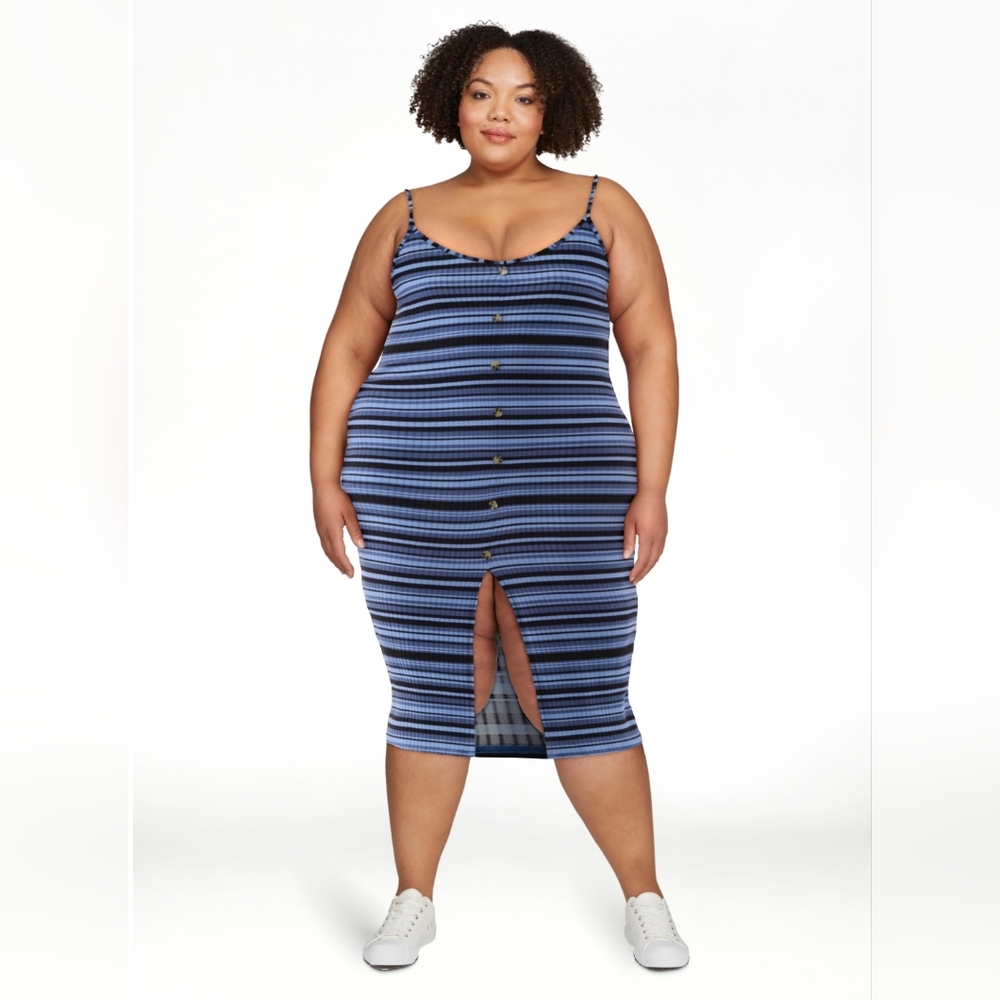 No Boundaries NWT Striped Blue Dress Sz 3X